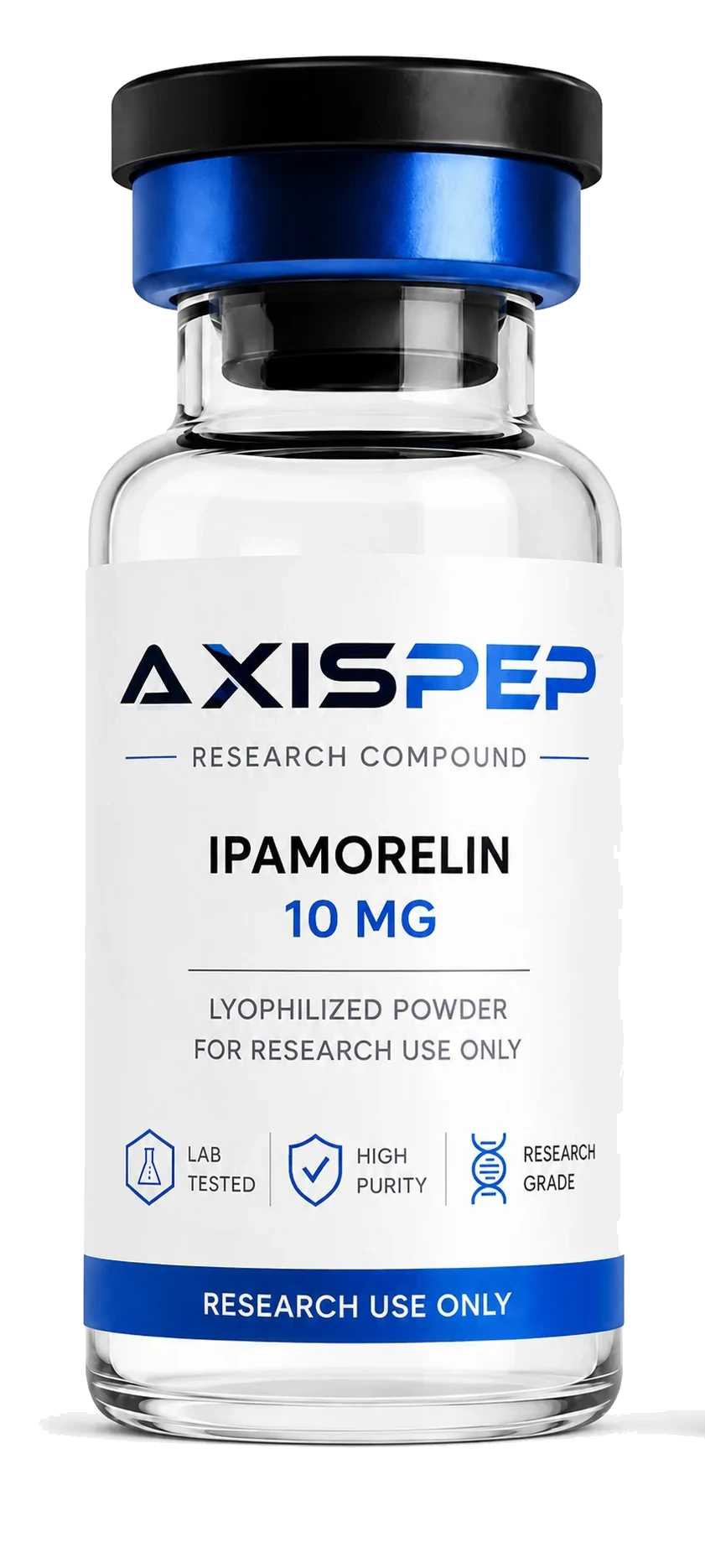 Ipamorelin 10mg Axispep research vial
